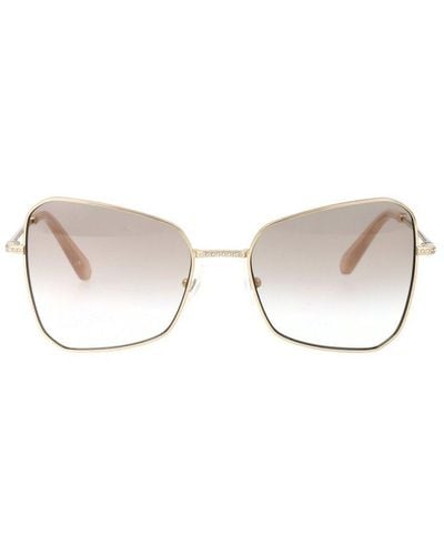 Swarovski Cat-eye Frame Sunglasses - Natural