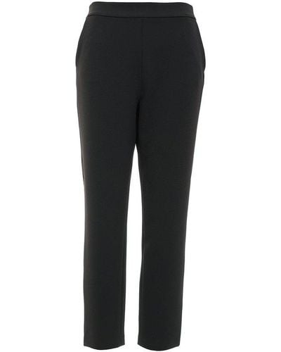 Pinko High-waist Cropped Pants - Black