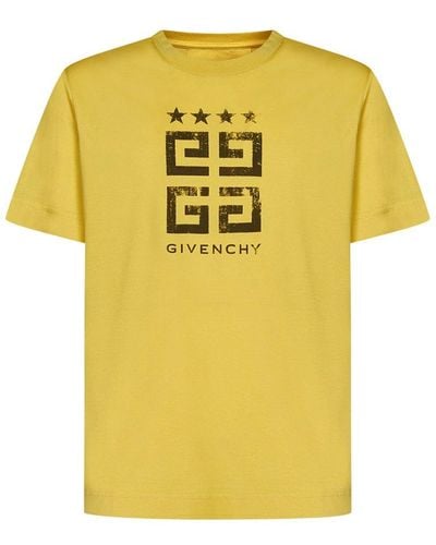 Givenchy 4g Stars T-shirt - Yellow