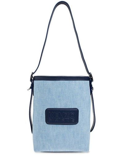 KENZO ' 18' Bucket Bag, - Blue