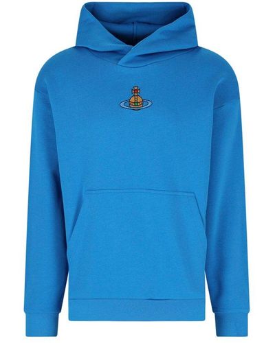 Vivienne Westwood 'orb' Hoodie - Blue