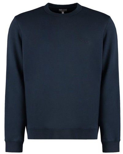 Woolrich Cotton Crew-neck Sweatshirt - Blue