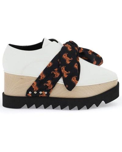 Stella McCartney Elyse Stud-embellished Platform Shoes - Black