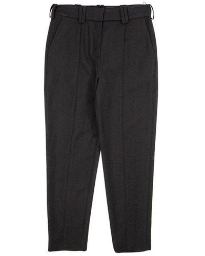 Balmain Wool Trousers - Black