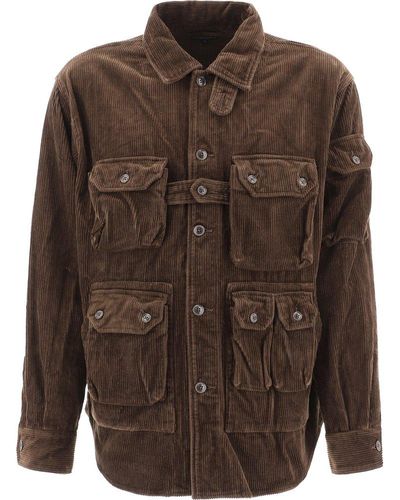 Engineered Garments Corduroy Overshirt - Brown
