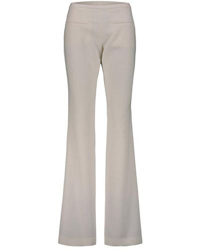 Courreges Stretch Bootcut Tailored Trousers - Grey