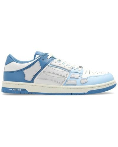 Amiri Two-tone Skel Top Low Trainers - Blue