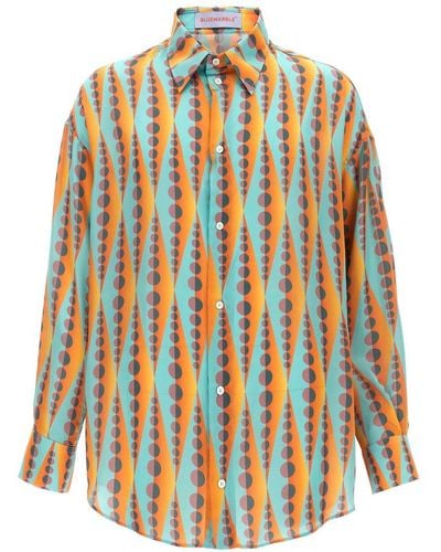 Bluemarble Pop-printed Long Sleeved Buttoned Shirt - Multicolor