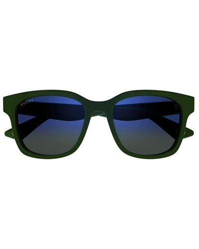 Gucci Square-frame Sunglasses - Blue