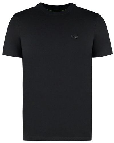 BOSS Logo Printed Regular-fit T-shirt - Black