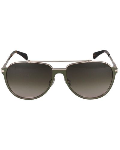 Lanvin Pilot Frame Sunglasses - Green