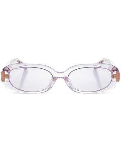 Linda Farrow Round-frame Sunglasses - Metallic