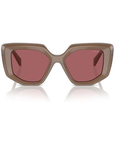 Prada Butterfly Frame Sunglasses - Pink