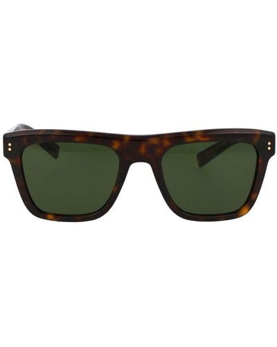 Dolce & Gabbana Square Frame Sunglasses - Green