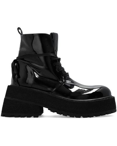 Marsèll Carretta Platform Lace-up Boots - Black
