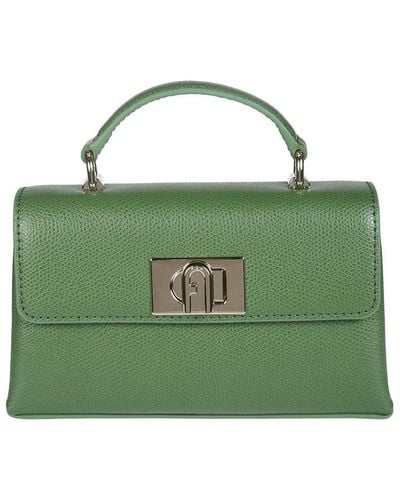 Furla 1927 Chain-linked Mini Tote Bag - Green