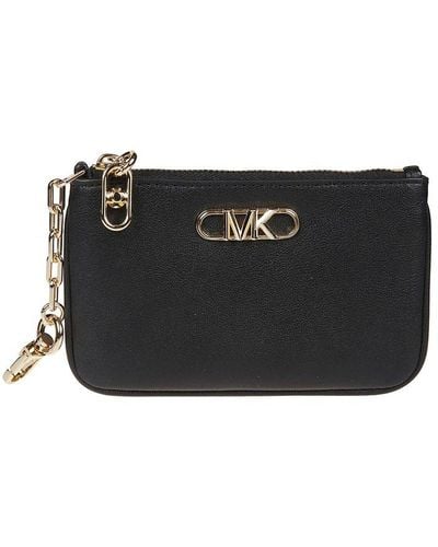 MICHAEL Michael Kors Chain-linked Zipped Wallet - Black