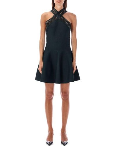 Alaïa Vienne Mini Dress - Black