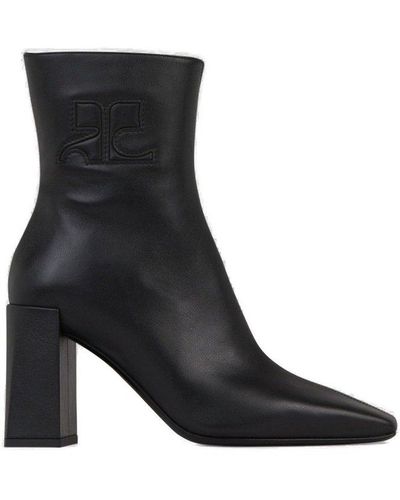 Courreges Heritage Ankle Boots - Black