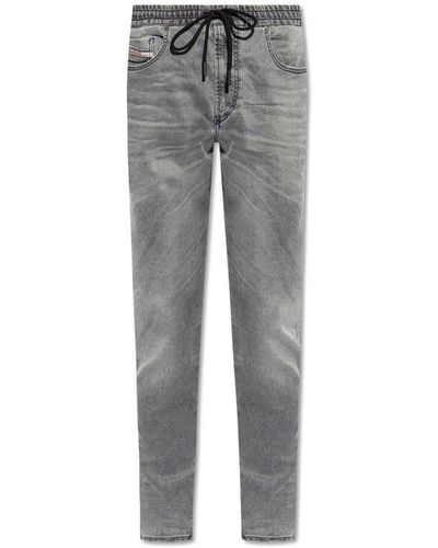 DIESEL 2060 D-strukt Drawstring Straight-leg Jeans - Grey
