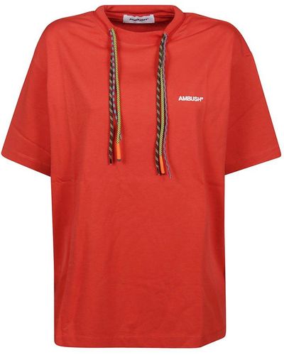 Ambush Multicord T-Shirt - Red