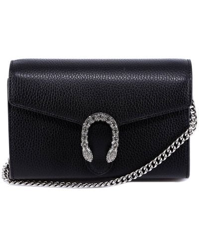 Gucci Dionysus Mini Chain Wallet Bag - White