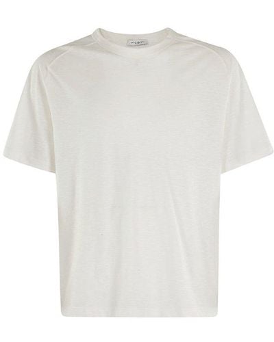 Paolo Pecora Short Sleeved Crewneck T-shirt - White