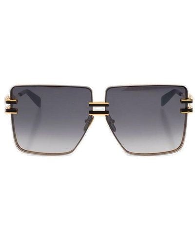 BALMAIN EYEWEAR Square Frame Sunglasses - Blue