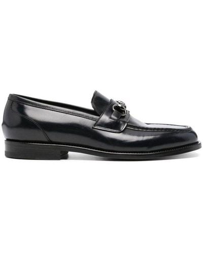 Tagliatore Cabe Hardware-detailed Penny Loafers - Black