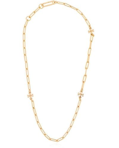 Tory Burch Good Luck Chain-linked Necklace - Metallic