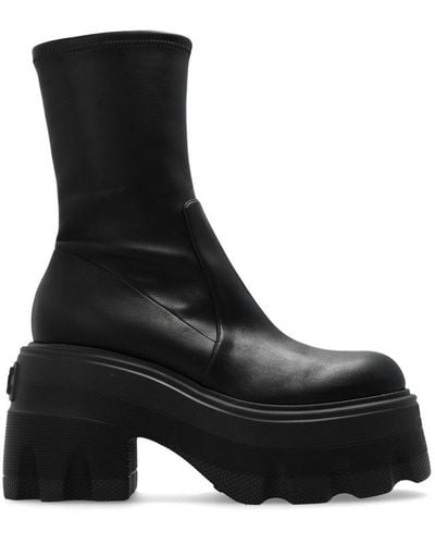 Casadei Eco-leather Ankle Boots - Black