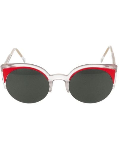 Retrosuperfuture Round Frame Sunglasses - Multicolor