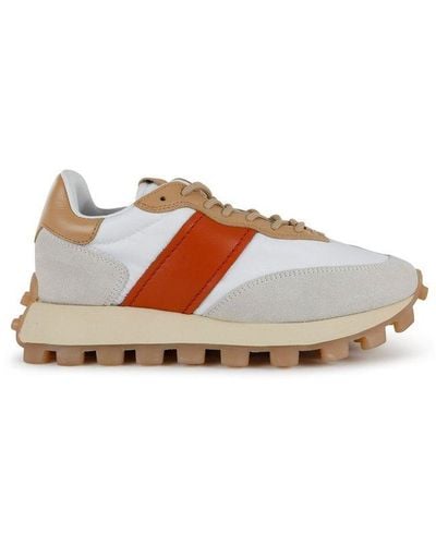 Tod's 1t Panelled Lace-up Sneakers - Natural