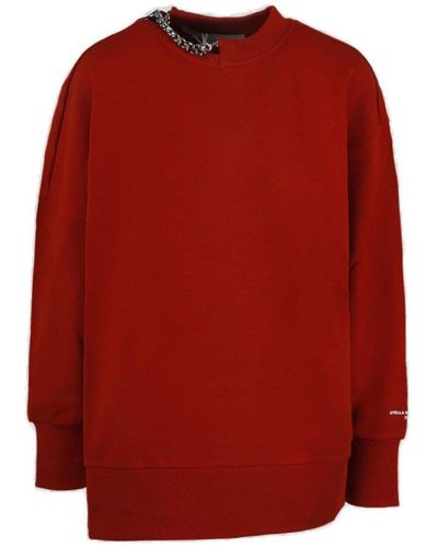Stella McCartney Falabella Chain Detail Sweatshirt - Red