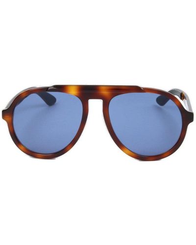 Jimmy Choo Pilot Frame Sunglasses - Blue