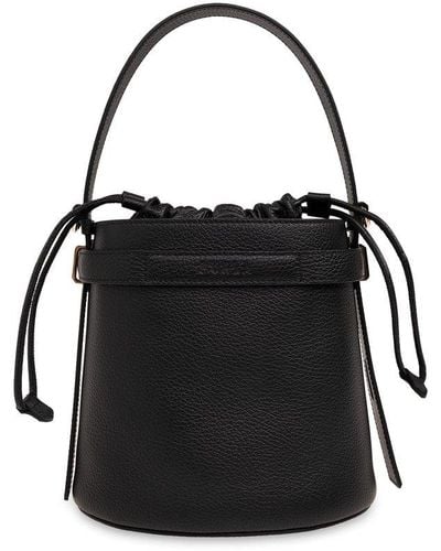 Furla 'giove Mini' Bucket Bag, - Black