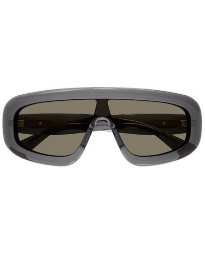 Bottega Veneta Irregular Frame Sunglasses - Grey