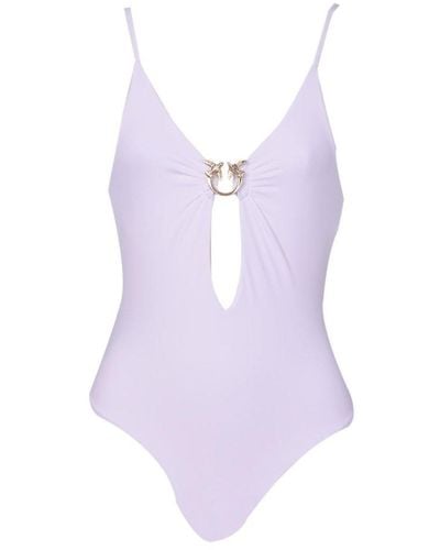 Pinko Asymmetric One-piece Swimsuit - Purple