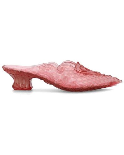 Y. Project Melissa Point-toe Mules - Pink