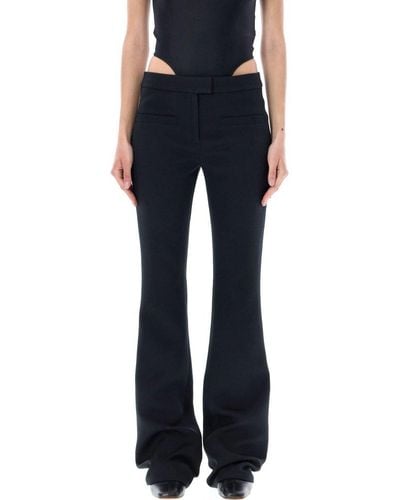 Courreges Heritage Twill Trousers - Blue
