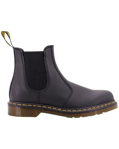 Dr. Martens 2976 Round Toe Chelsea Boots - Black