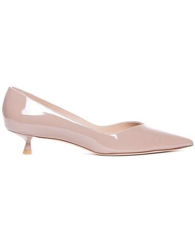 Stuart Weitzman Eva Slip-on Court Shoes - Pink