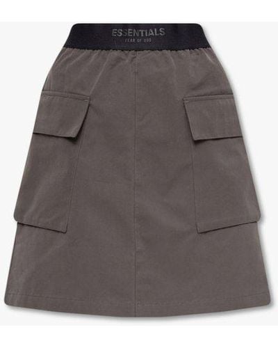 Fear Of God Skirt With Pockets - Brown