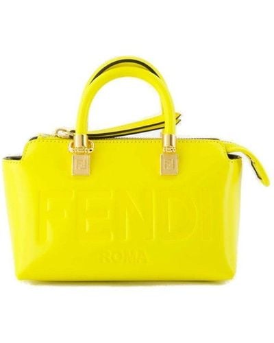 Fendi By The Way Mini Tote Bag - Yellow