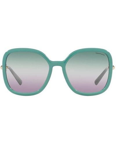 Tiffany & Co. Oversized Frame Sunglasses - Gray