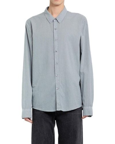 James Perse Standard Long Sleeved Shirt - Gray