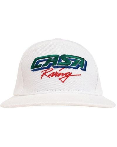 Casablancabrand Logo-embroidered Baseball Cap - White