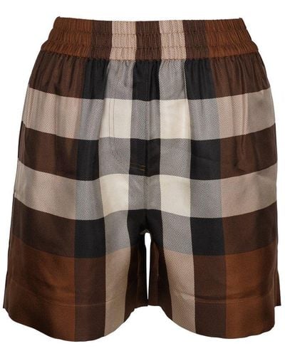 Burberry Shorts Tawnwy Clothing - Brown