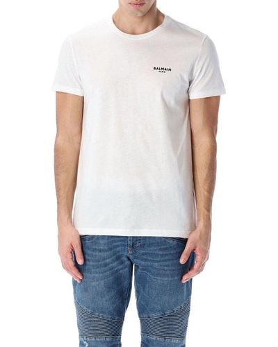 Balmain Small Logo T-shirt - White