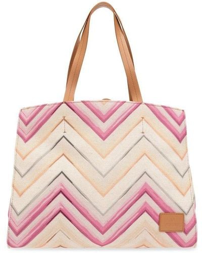 Missoni Shopper Type Bag - Pink